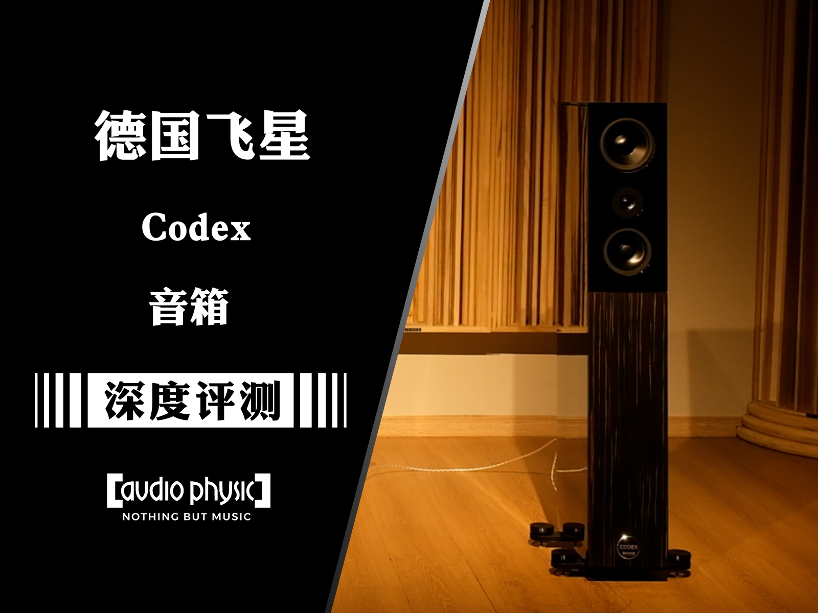 旗舰配置：德国Audio Physic飞星CODEX四分频落地音箱